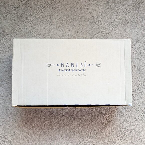 NWT Manebi Amazonia Embossed Leather Espadrilles in Pastel Rose (size: 6) - Picture 9 of 10